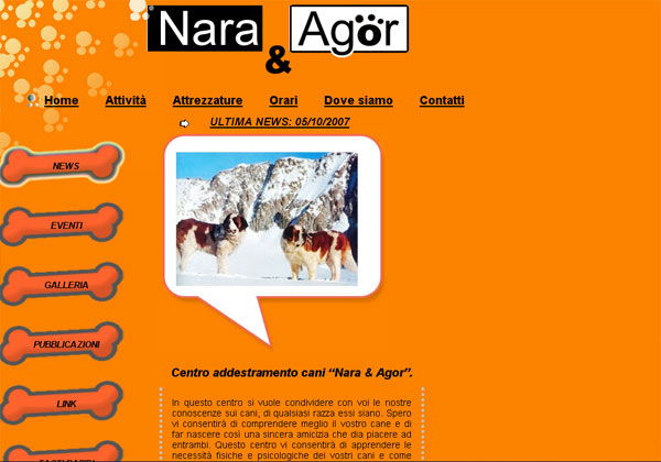 centro addestramento cinofilo Nara & Agor